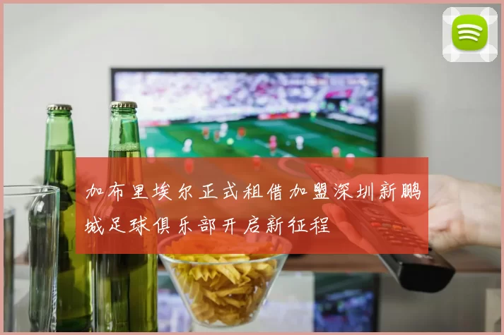 加布里埃尔正式租借加盟深圳新鹏城足球俱乐部开启新征程